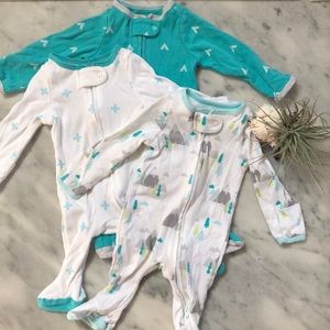 Cloud island one piece sleepers